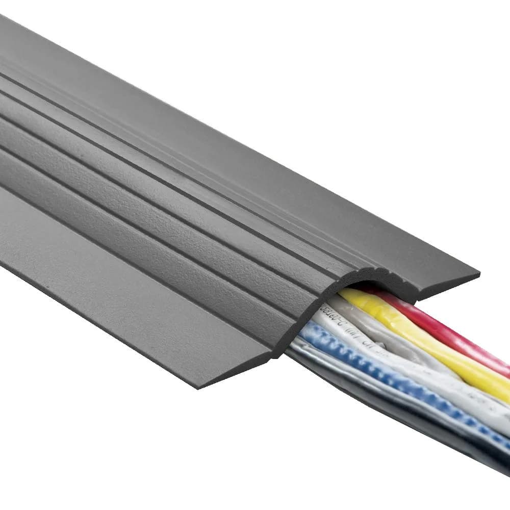 UT Wire 5 ft (1.52 m) Cable Blanket Low Profile Cord Cover | Grey — Grey