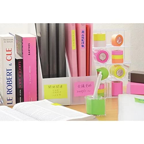 YAMATO Memoc Roll Tape 15mm x 10m (0.49in x 32.8ft) | Japanese Label Tape with Dispenser for Planners & Notebooks thumbnail 4