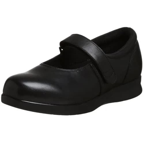 Drew Women's Bloom II Comfortable Mary Jane Stretch Shoes for Women with Extra Depth Black Calf 7.5 W US thumbnail 1