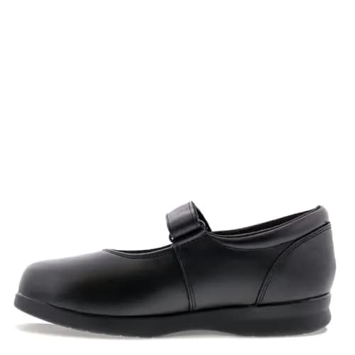 Drew Women's Bloom II Comfortable Mary Jane Stretch Shoes for Women with Extra Depth Black Calf 7.5 W US thumbnail 7
