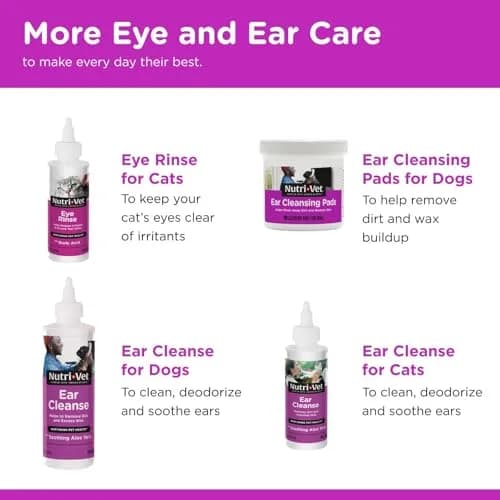 Nutri-Vet Dog Eye Wash, Tear Stain Remover, 4oz | Gentle Formula for Irritated Eyes & Tear Stains thumbnail 6