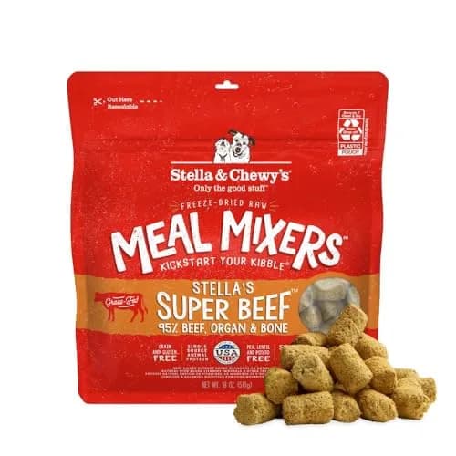 Stella & Chewy's Freeze-Dried Raw Beef Meal Mixers Dog Food Topper 227 g (8 oz) | High Protein, Grain-Free, Picky Eater Formula thumbnail 1