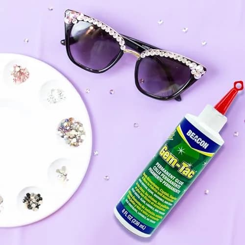 Beacon Gem-Tac Premium Quality Adhesive for Rhinestones and Gems 60ml (2 Fl Oz) | Non-Toxic, Water-Based, Flexible thumbnail 6