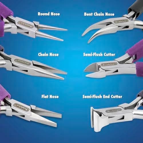 Beadalon Jewelry Pliers 4.75 in | Stainless Steel, Box Joint, Double Leaf Springs thumbnail 2