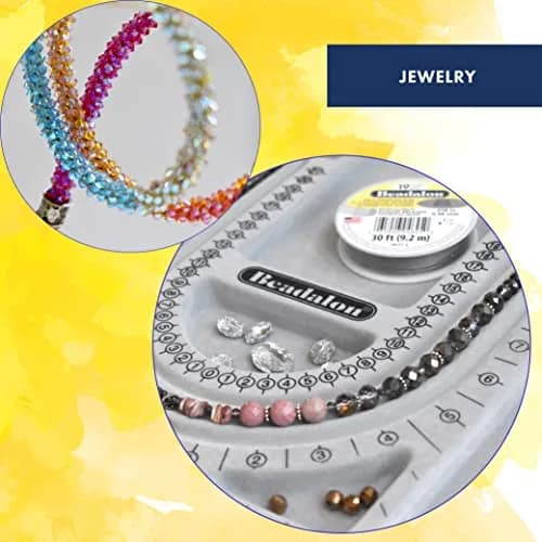 Beadalon Bead Stringing Wire - .018 in / 0.46 mm, Bright, 30ft / 9.2m | Strong nylon-coated jewelry wire thumbnail 7