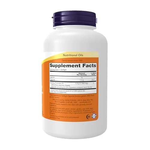 NOW Foods Super Primrose 1300 mg Softgels (120 Count) | GLA for Women's Health & Skin Barrier Support thumbnail 2