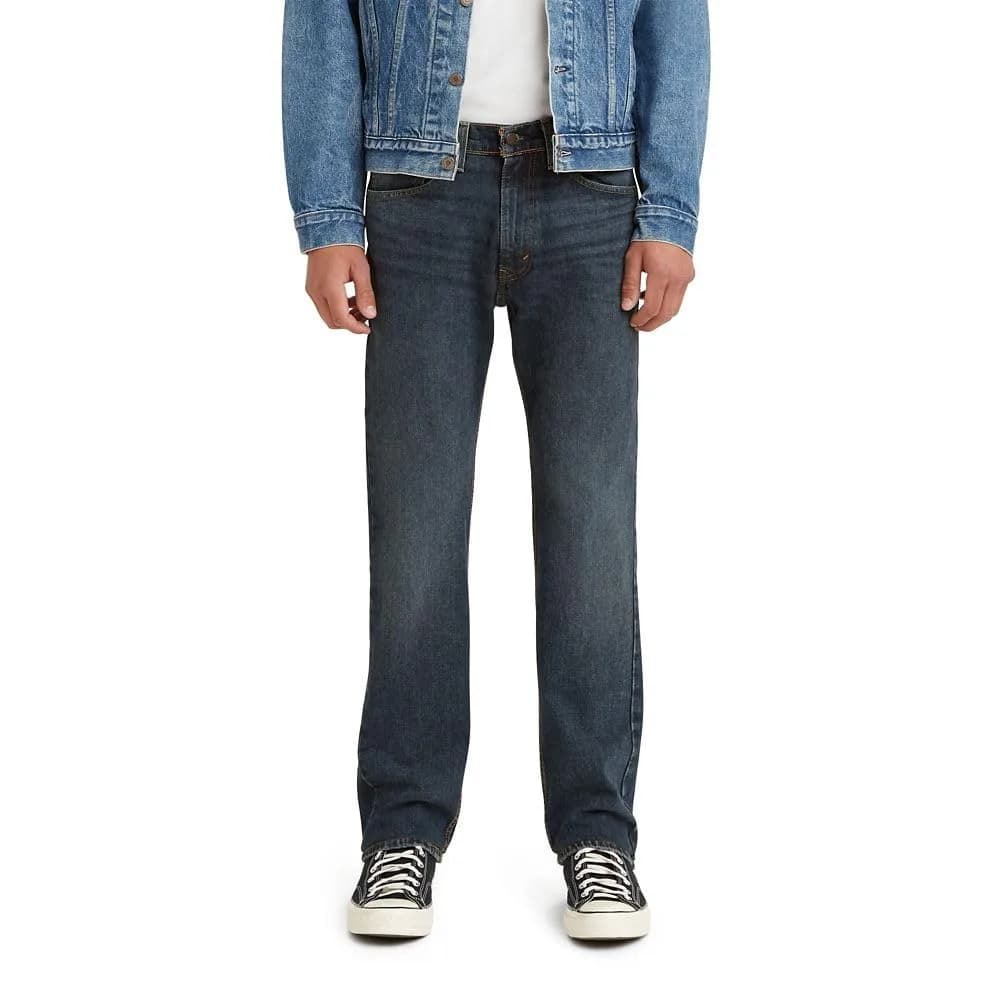 Levi's Men's 505 Regular Fit Jeans | Classic Straight Leg, Zipper Fly, Cotton Blend (34W x 32L) - main product image