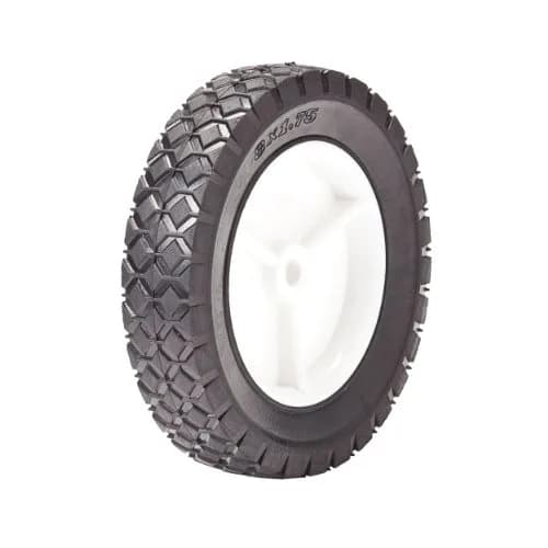 Oregon 72-108 Lawn Mower Wheel 8 x 175 mm | Diamond Tread Plastic Hub thumbnail 1
