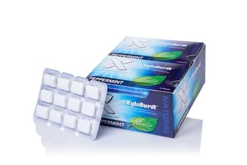 Xyloburst Xylitol Chewing Gum | Sugar Free, Gluten Free, Keto Friendly | Peppermint | 12 Pieces, Pack of 12 thumbnail 1