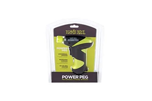 Ernie Ball Power Peg Motorized String Winder & Turner for Guitar, Bass, Acoustic (Green/Black) | Restrings Up to 70% Faster thumbnail 3
