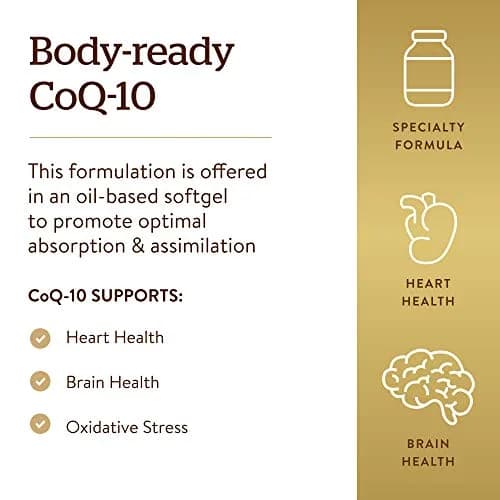 Solgar Megasorb CoQ-10 100 mg Softgels (90 Count) thumbnail 4