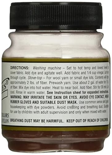 Jacquard Acid Dyes 0.5oz Olive | Vibrant, Colorfast, Hot Water Dye for Silk & Wool thumbnail 2