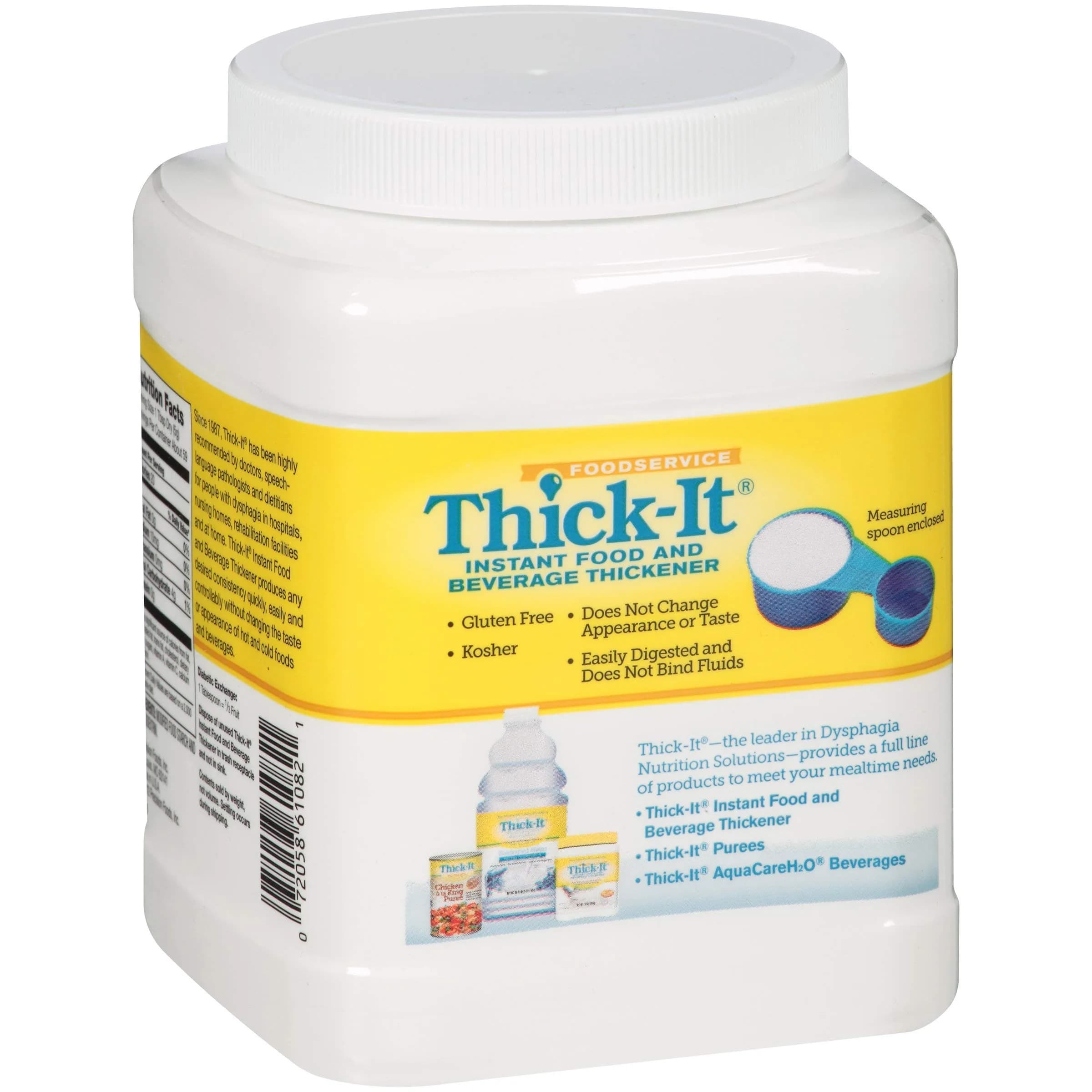 Thick IT Original DIAFOODS Food Thickener 283 g (10 oz) | Easy Mixing Instant Powder for Liquids and Pureed Foods - main product image