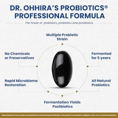 Essential Formulas Dr Ohhira's Probiotics 60 Capsules | Gut Health & Digestive Support thumbnail 3