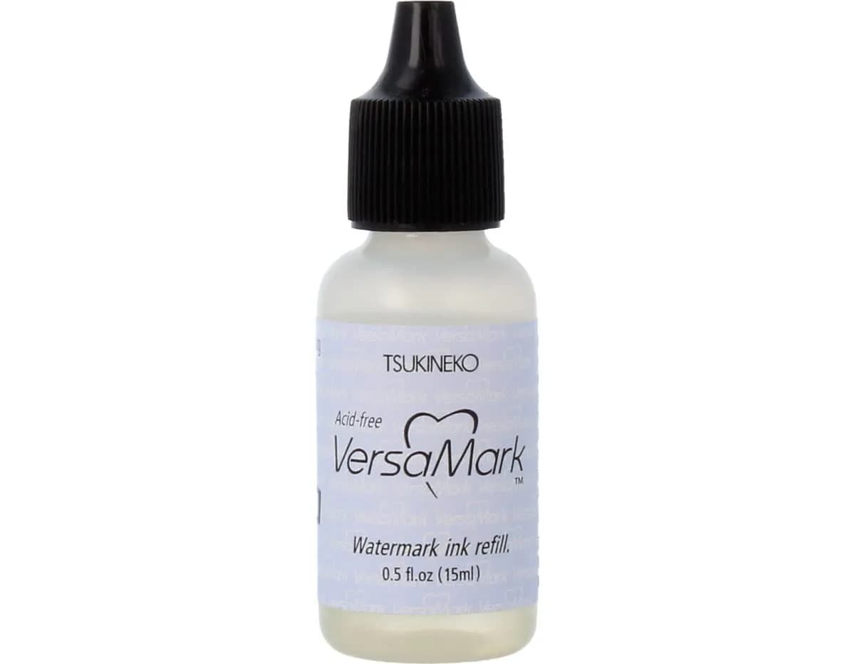 Tsukineko VersaMark Inker 0.5 fl oz | Clear Watermark Ink for Scrapbooking & Stamping - main product image
