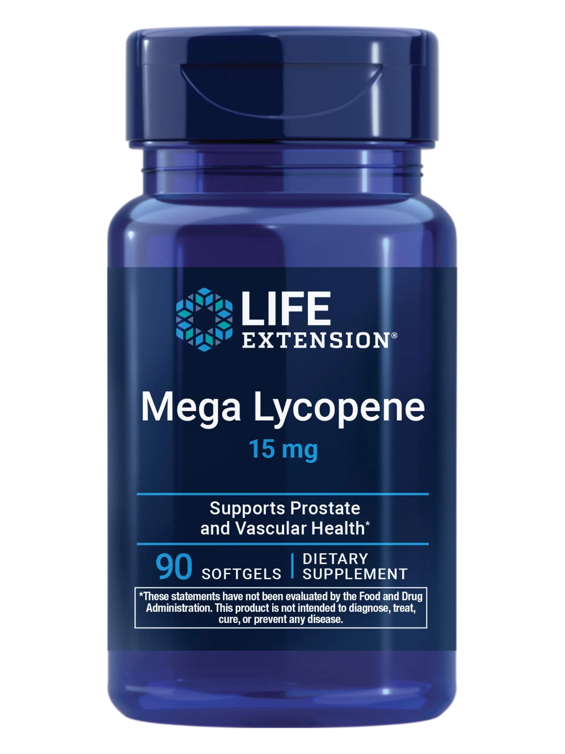 Life Extension Mega Lycopene Softgels 90 Count (40.8g)