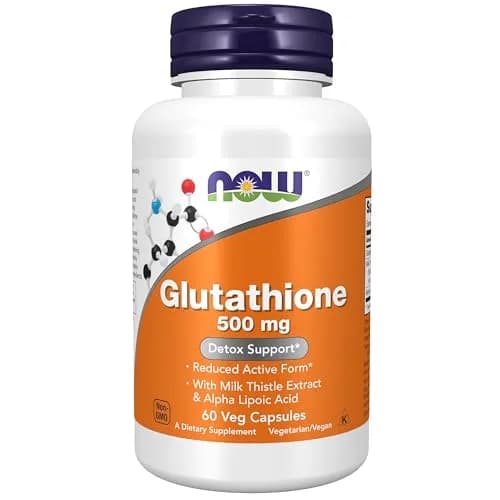NOW Glutathione 500 mg Veg Caps 60 Count thumbnail 1