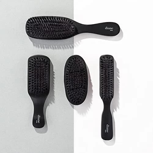 Diane 7-Row 100% Boar Bristle Hair Brush for 360 Waves | Gentle, Natural Shine thumbnail 4