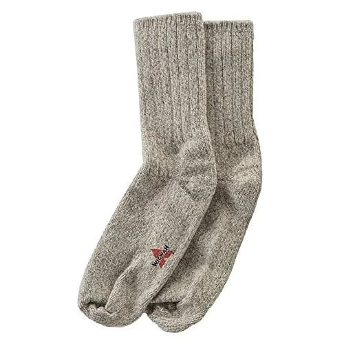 Wigwam Unisex El-Pine Heavy Wool Socks, Grey Twist, Large | Reinforced Warm Crew Socks thumbnail 2