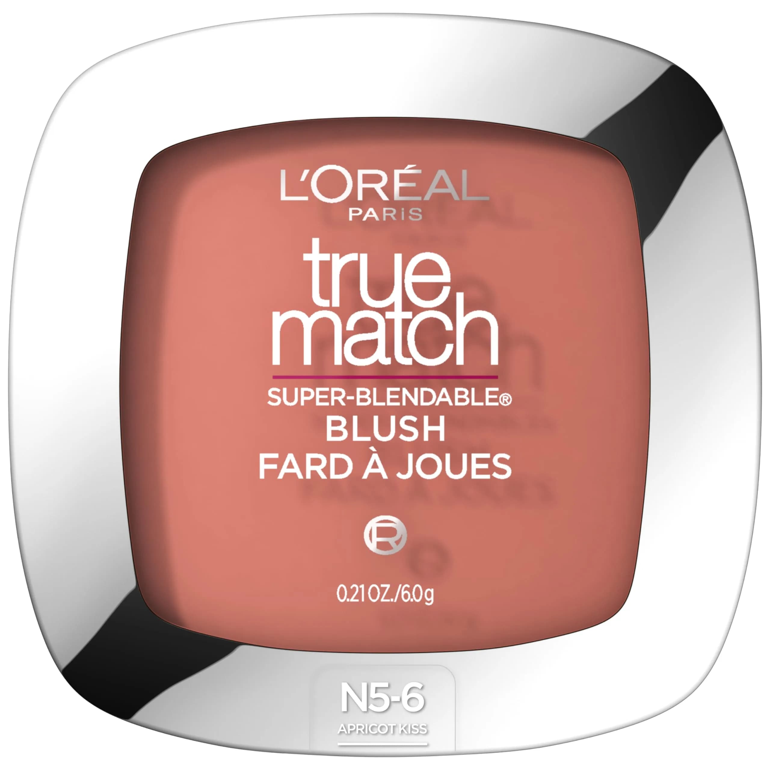 L'Oreal Paris True Match Super-Blendable Powder Blush Apricot Kiss 5.95g (0.21 Oz) | Natural Shimmer for Cheekbones - main product image