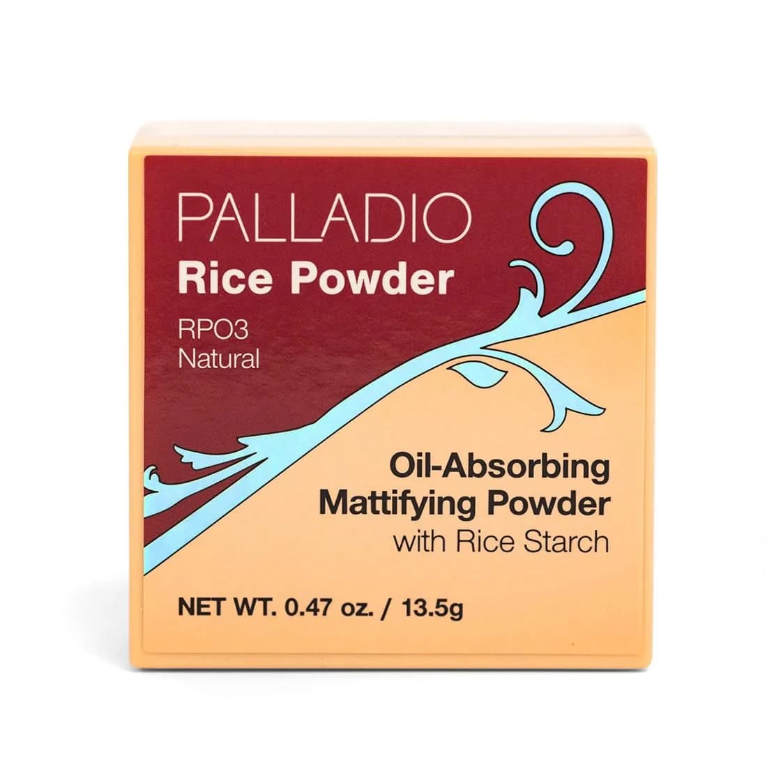 Palladio Natural Rice Powder Loose Setting Powder 17g (0.6 Oz) | Absorbs Oil for Flawless Matte Finish - main product image