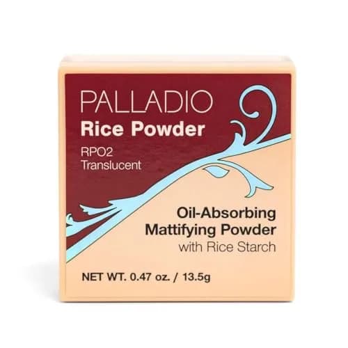 Palladio Rice Powder Loose Setting Powder Translucent 0.6 oz (17 g) | Absorbs Oil for Flawless Matte Finish thumbnail 1