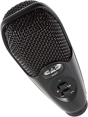 CAD Audio U37 USB Studio Condenser Microphone | Cardioid, 4 x 12 x 9 inches, Metal, USB, 10dB Overload Protection thumbnail 4