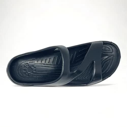 DAWGS Women's Z Sandals - Black, Size 7 | 1 inch heel for arch support, lightweight EVA comfort thumbnail 5