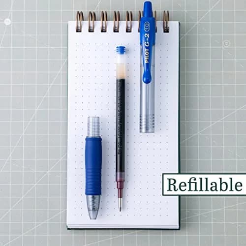 PILOT G2 Premium Gel Roller Pens Blue Ink Bold Point 1.0mm (12 Count) thumbnail 3