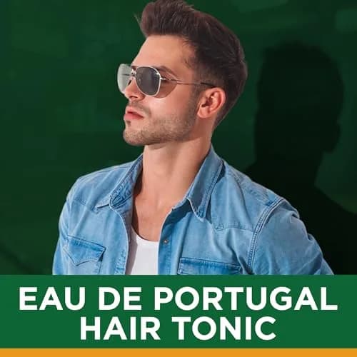 Clubman Eau de Portugal Hair Tonic for Men - 355ml (12.5 Fl Oz) | Stimulates Scalp, Controls Frizz, Promotes Shine thumbnail 2