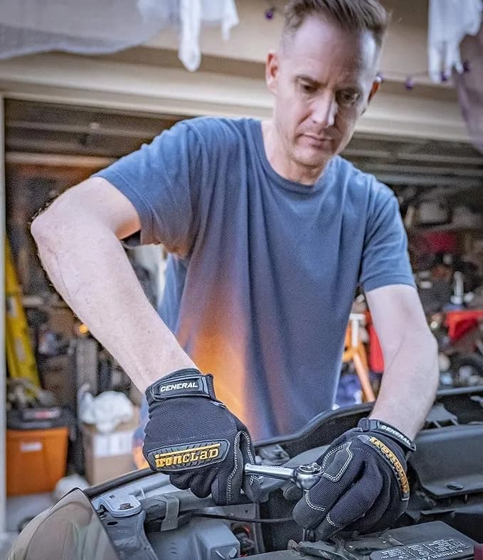 Ironclad General Utility Work Gloves GUG, Black X-Small (1 Pair) | ANSI Abrasion Level 3 thumbnail 7