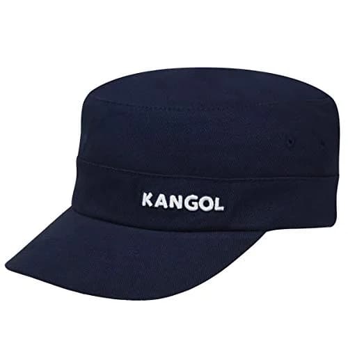 Kangol Cotton Twill Army Cap Navy Large/X-Large | Military Style Hat with Hidden Pocket thumbnail 1
