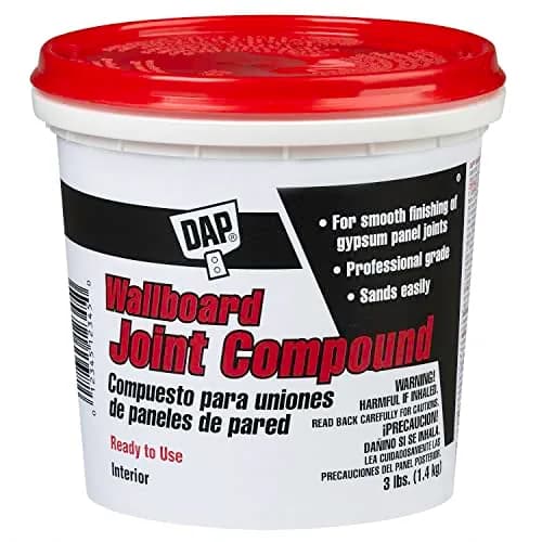 DAP White 3 lb (1.36 kg) Wallboard Joint Compound | Professional Drywall Finishing Paste thumbnail 1