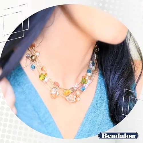 Beadalon Professional Bead Board with Case, 46 inch U Shape | Flocked Grey Surface for Jewelry Making thumbnail 6