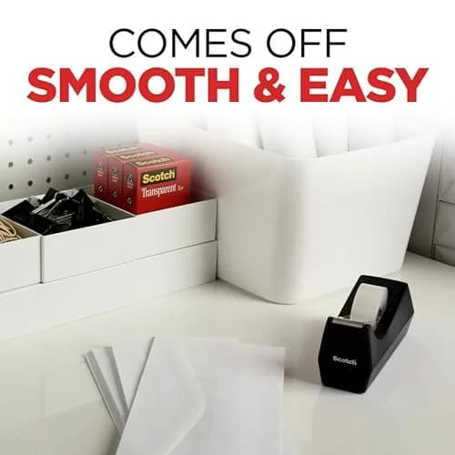 Scotch Transparent Tape 3/4 in x 1000 in Rolls | Classic Glossy-Finish, Instant Adhesion thumbnail 4