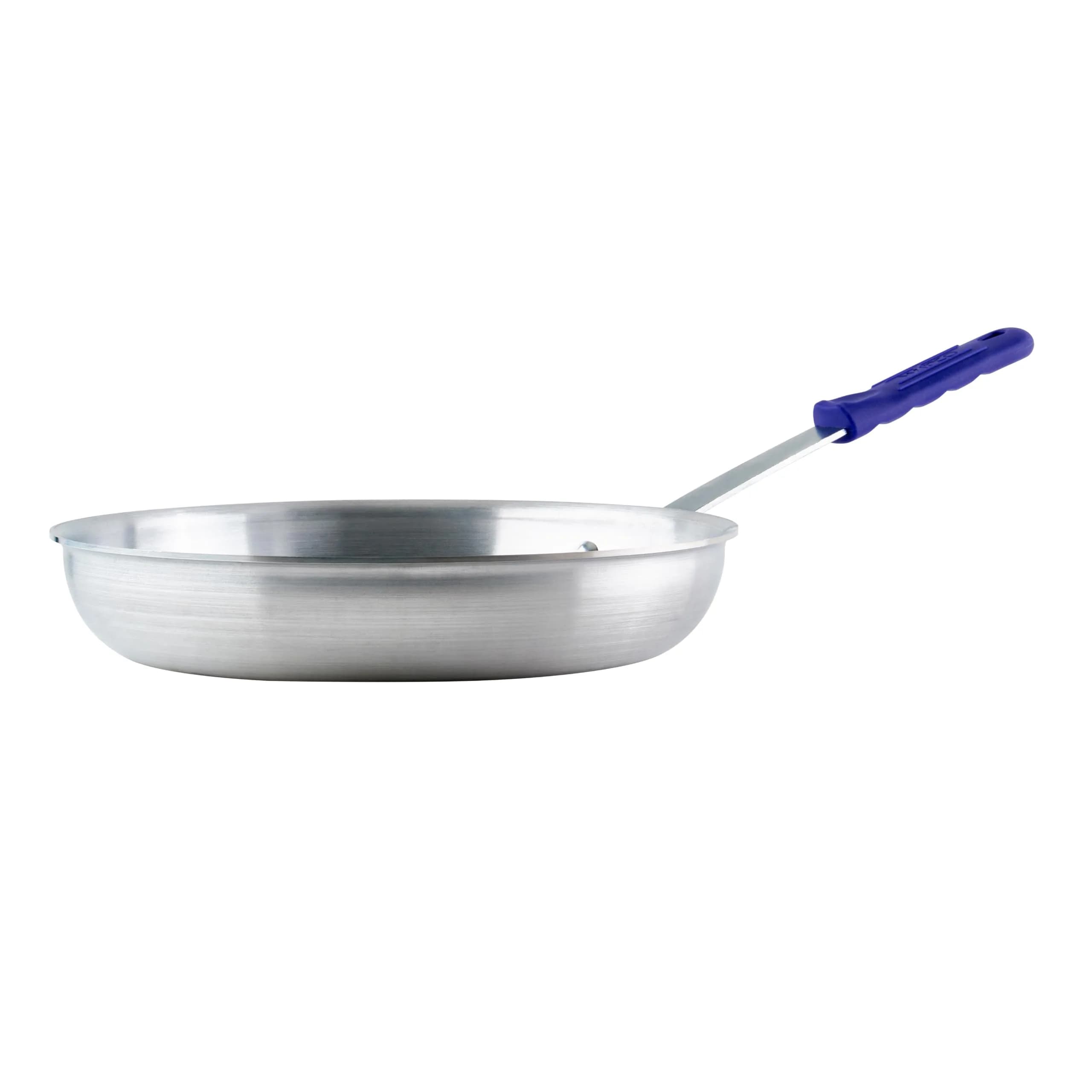 Winco 12" Aluminium Fry Pan with Cool Touch Handle | Natural Finish for Saute & Frying - main product image
