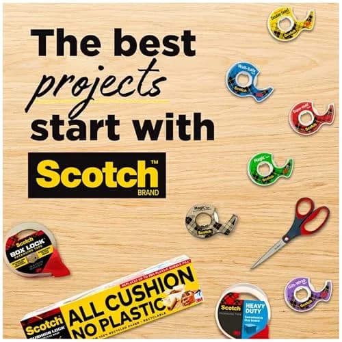 Scotch 8-Inch Precision Scissors | Ambidextrous Comfort Grip, Stainless Steel Blades thumbnail 9
