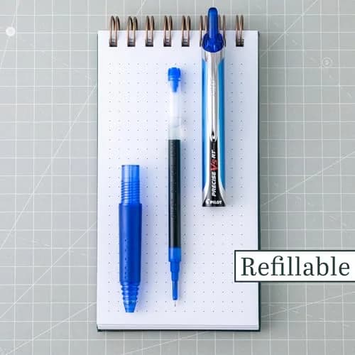 Pilot Precise V5 RT Rollerball Pens, Extra Fine Point 0.5mm, Black Ink, 2-Pack | USA Import thumbnail 6