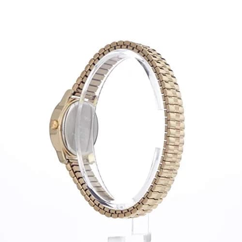 Timex Women's Essex Avenue Gold-Tone Stainless Steel Watch | 25mm Brass Case & Indiglo Light thumbnail 3