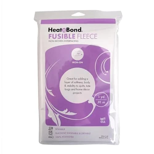 HeatnBond Fusible Fleece Iron-On Interfacing 20 Inches x 1 Yard | Lower Loft Support for Bags & Decor thumbnail 2
