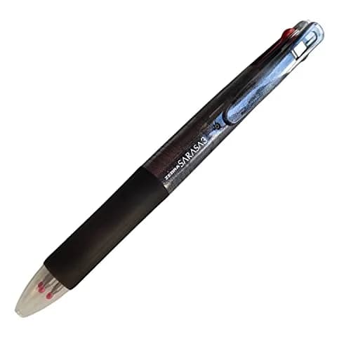 ゼブラ Sarasa 3 Gel Ballpoint Pen, 3-Color Refillable, 14.2g | Waterfast, Air-Tite, 5.6" thumbnail 1