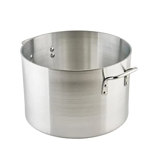 Winco 20 qt Elemental Aluminum Sauce Pot | Commercial-Grade 18.93L (20 Quarts) Capacity thumbnail 2