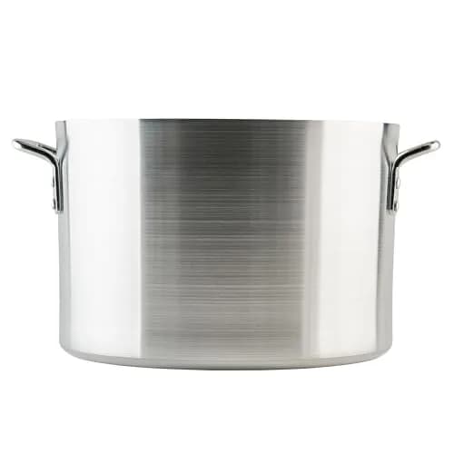 Winco 20 qt Elemental Aluminum Sauce Pot | Commercial-Grade 18.93L (20 Quarts) Capacity thumbnail 3