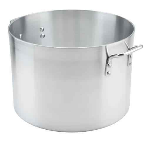 Winco 26 qt Elemental Aluminum Sauce Pot | Commercial 26 Quart Capacity, NSF Certified thumbnail 3