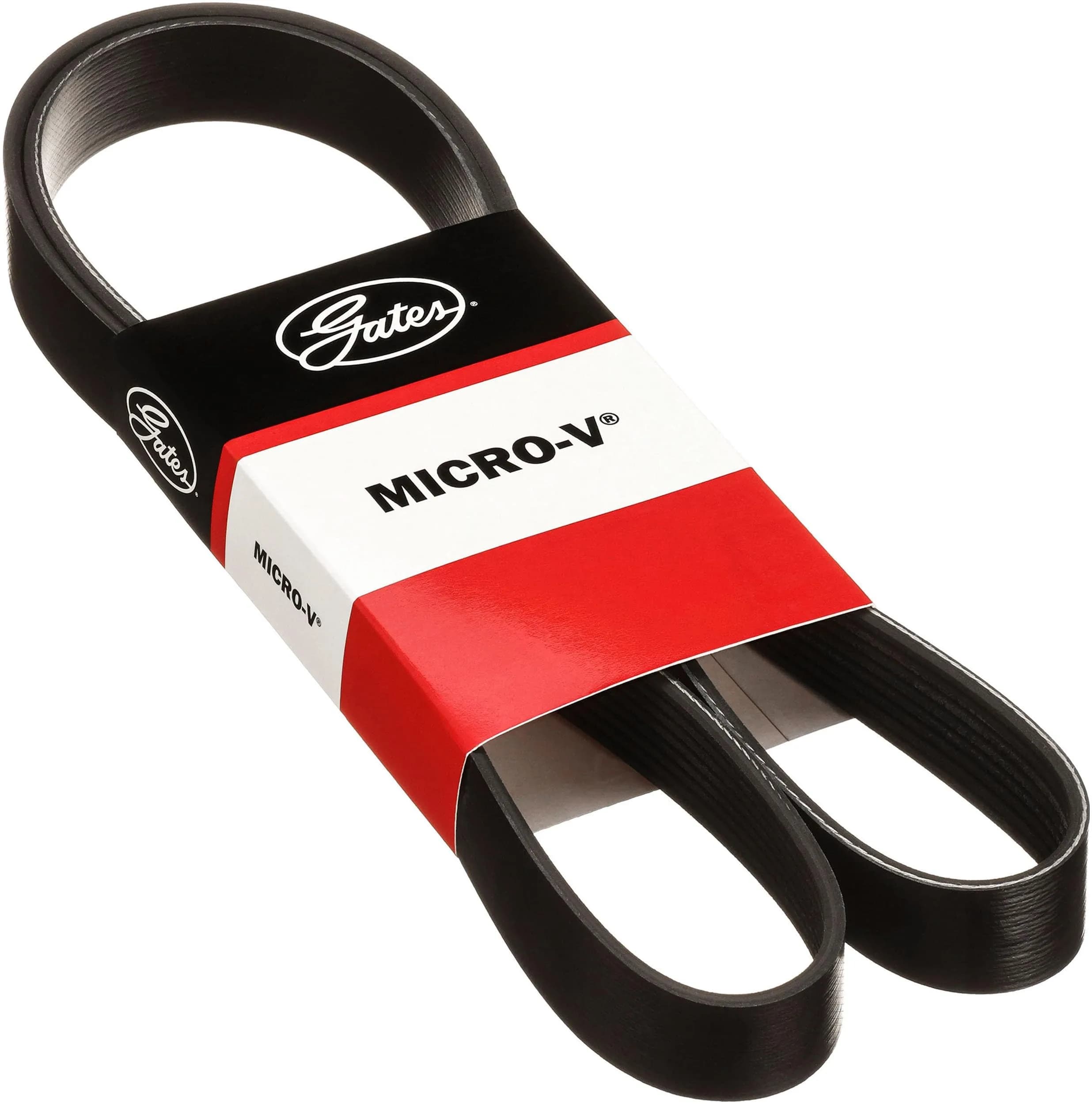 Gates K080580 Micro-V Serpentine Drive Belt 0.2 kg (0.4 lb) | OE-Spec Replacement for Indian Cars