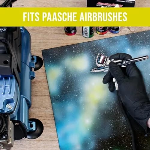 Master Airbrush Premium 6 Foot Nylon Braided Airbrush Hose with 1/8" & 1/4" Fittings thumbnail 6