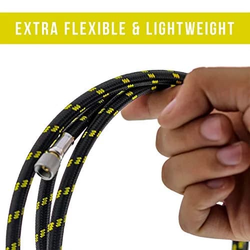 Master Airbrush Premium 6 Foot Nylon Braided Airbrush Hose with 1/8" BSP Fittings thumbnail 4