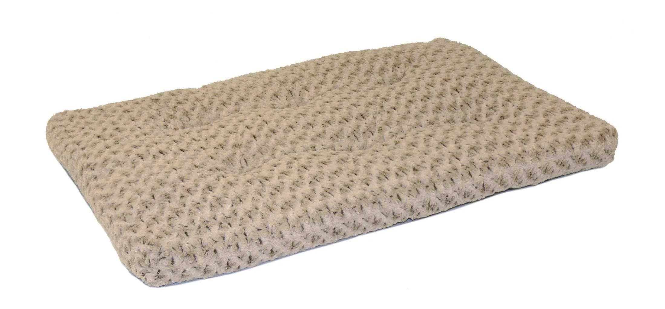 MidWest Homes for Pets XL QuietTime Deluxe Mocha Ombré Swirl Plush Pet Bed 46 x 28 inches | Cozy Comfort for Large Dogs — Mocha