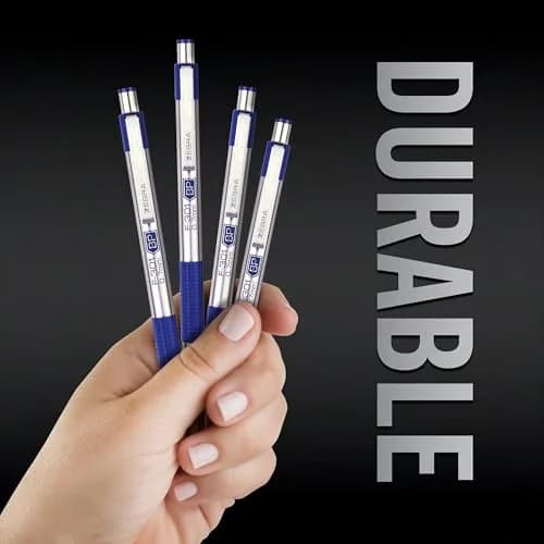 Zebra Pen F-301 Signature Series Retractable Ballpoint Pen, 0.7mm Black Ink, Blue D Barrel, Single Pen thumbnail 2