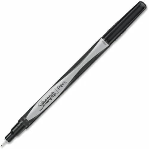 Sharpie Felt Tip Medium Point Black Pens, Drawing & Writing Pens | 4 Count (Pack of 1) thumbnail 4